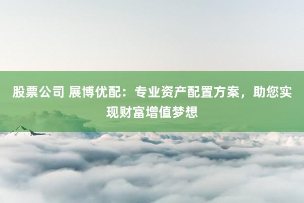 股票公司 展博优配：专业资产配置方案，助您实现财富增值梦想